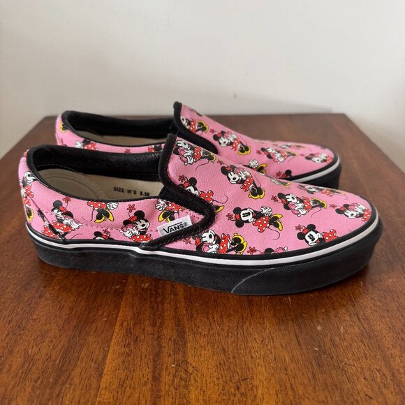 Vans Minnie Mouse Custom Shoes - Picture 1 of 13
